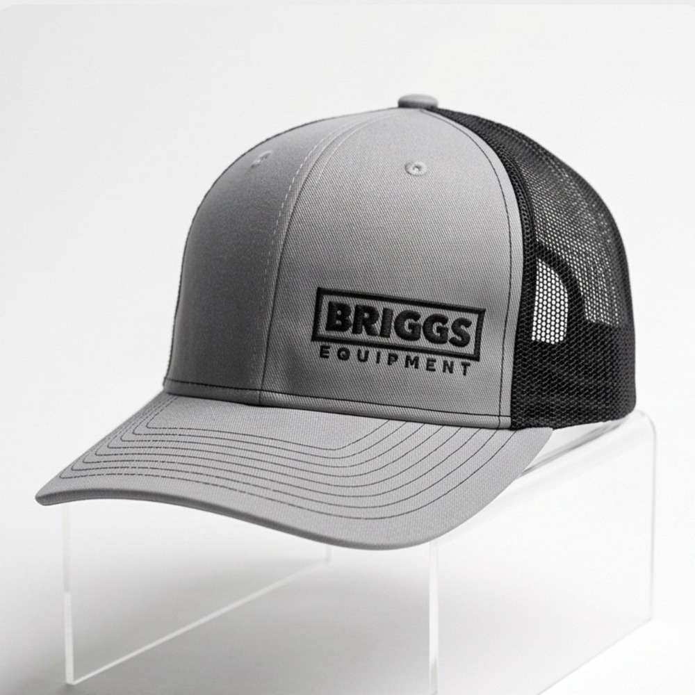Briggs Equipment Trucker's Hat Port Authority Mesh Snapback OS